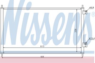 ΣΥΜΠΥΚ  CIVIC EP/ES/EU 01- ΚΑΙΝ. NISSENS 94733 HONDA ACCORD HONDA CIVIC