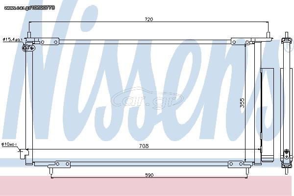 ΣΥΜΠΥΚΝΩΤΗΣ HONDA CR-V 02-04 ΚΑΙΝ. NISSENS 94772 HONDA CR-V