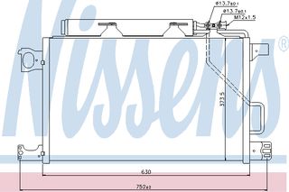 ΣΥΜΠΥΚ C-CLASS W203 04- ΚΑΙΝ. NISSENS 94794 MERCEDES-BENZ C-CLASS MERCEDES-BENZ CLK