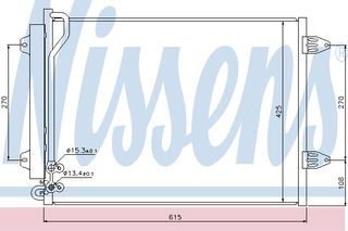 ΣΥΜΠΥΚ VW-PASSAT VI  05- ΚΑΙΝ. NISSENS 94831 VW CC VW PASSAT