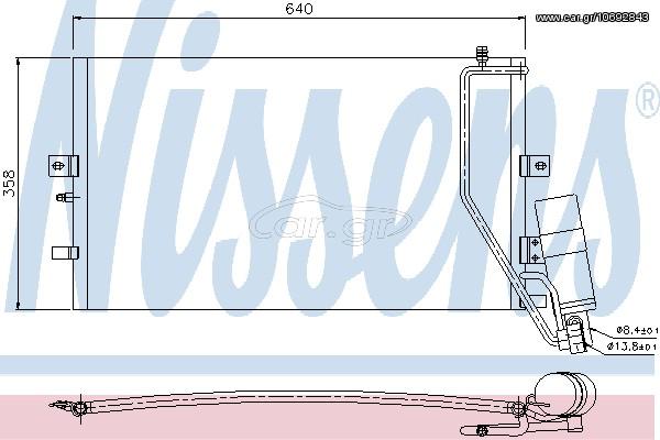 ΣΥΜΠΥΚΝΩΤΗΣ SAAB 9-5 02- ΚΑΙΝ. NISSENS 94862 SAAB 9-5