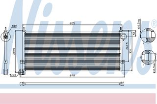 ΨΥΓΕΙΟ A/C VOLVO FH12-FH16 03- ΚΑΙΝ. NISSENS 94903 VOLVO FH