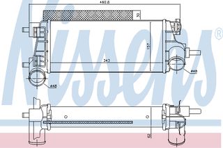 INTERC FOCUS 1.0i TURBO 11- ΚΑΙΝ. NISSENS 96490 FORD C-MAX FORD FOCUS FORD GRAND C-MAX FORD TOURNEO FORD TRANSIT