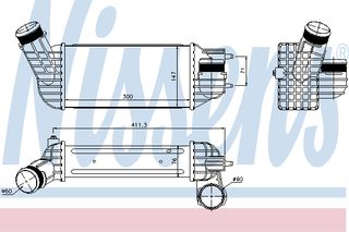 INTERC P5008 2.0 HDI 09- ΚΑΙΝ. NISSENS 96512 CITROEN C4 CITROEN DS4 CITROEN DS5 PEUGEOT 3008