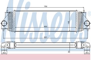 INTERC SUZUKI GRAND VITARA 05- ΚΑΙΝ. NISSENS 96525 SUZUKI GRAND VITARA