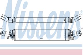 INTERCOOLER AUDI Q5  07- ΚΑΙΝ. NISSENS 96567 AUDI A4 AUDI A5 AUDI A6 AUDI A7 AUDI Q5