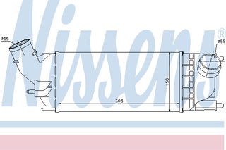 INTERC CITROEN C5 2.0 HDI 08- ΚΑΙΝ. NISSENS 96599 CITROEN C5 PEUGEOT 407