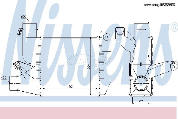 INTERCOOLER BMW 525 TDS 95- ΚΑΙΝ. NISSENS 96697 BMW 5 BMW 7