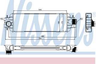 INTERC TRAFIC 2.5 dCi 02- ΚΑΙΝ. NISSENS 96775 NISSAN PRIMASTAR OPEL VIVARO RENAULT TRAFIC