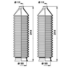 ΣΕΤ ΦΟΥΣΚΑ ΚΡ.ALFA 145/146 96- ΚΑΙΝ. MOOG K150167 ALFA ROMEO 145 ALFA ROMEO 146 ALFA ROMEO 155 ALFA ROMEO GTV ALFA ROMEO SPIDER