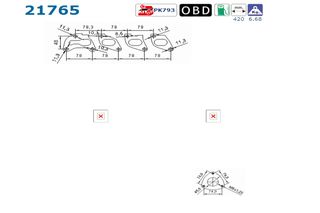 KAT.ASTRA/CORSA D 1.2/1.4 16V ΚΑΙΝ. AS 21765 OPEL ASTRA OPEL COMBO OPEL CORSA OPEL MERIVA