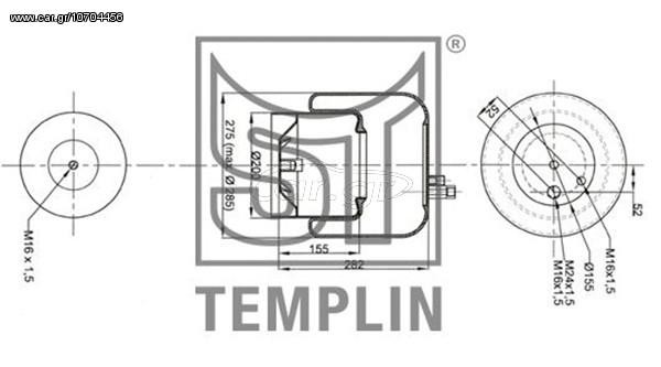 ΑΕΡΟΦ.ΟΠ ACTROS 2 ΠΑΡ ΚΟΜΠΛΕ ΚΑΙΝ. TEMPLIN 040606006950