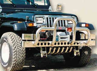 Bull bar νικελ για τζιπ