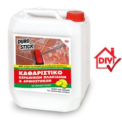 DUROSTICK ΟΞΙΝΟ ΚΑΘΑΡΙΣΤΙΚΟ ΠΛΑΚΙΔΙΩΝ 5LT + ΔΩΡΟ ΓΑΝΤΙΑ ΕΡΓΑΣΙΑΣ (ΕΩΣ 6 ΑΤΟΚΕΣ ή 60 ΔΟΣΕΙΣ)