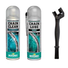 Σετ Λιπαντικό Καθαριστικό Σπρέι Αλυσίδας MOTOREX Και Ειδική Βούρτσα ΚαθαρισμούMTXUNISPR19_kitbrush