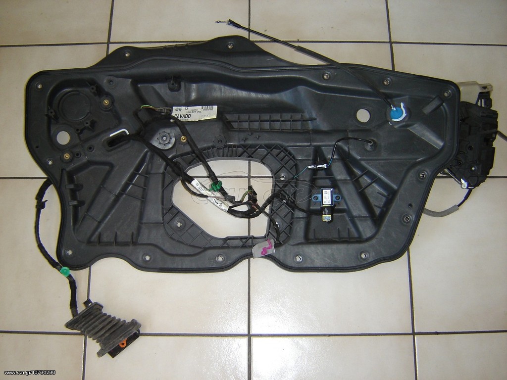 ΠΛΑΙΣΙΟ ΕΜΠΡΟΣ ΔΕΞΙΑΣ ΠΟΡΤΑΣ ΜΕ ΚΛΕΙΔΑΡΙΑ, ΚΑΛΩΔΙΩΣΗ, ΑΙΣΘΗΤΗΡΑ ΚΡΟΥΣΗΣ VW SCIROCCO III '08-'16 EOS '07-'15  1Q0837756