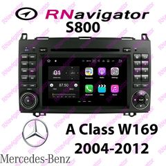 Mercedes Benz A Class W169 2004-2012 - RNavigator S800 - RN8MBAB - 7'' OEM ΕΡΓΟΣΤΑΣΙΑΚΕΣ ΟΘΟΝΕΣ με Mirror Link και Wi-Fi- ANDROID 7.1.2 - Caraudiosolutions.gr 