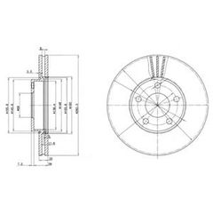 ΔΙΣΚΟΠΛΑΚΑ PASSAT 1.8T 96- DELPHI ΚΑΙΝ. DELPHI BG3199 VW PASSAT