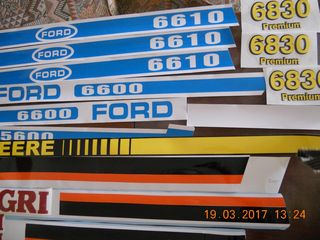 Ford '17 ΑΥΤΟΚΟΛΛΗΤΑ FORD 5000-6600-10
