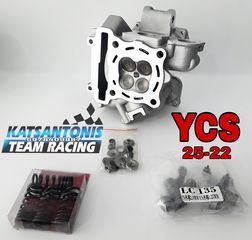 Κεφαλή Γεματη 25-22 Yamaha Crypton x 135...YCS...by katsantonis team racing 