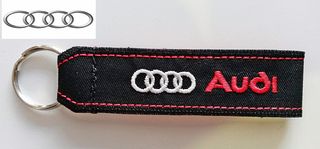 Μπρελόκ Audi Υφασμάτινο Κεντητό 