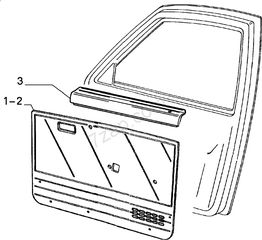 Fiat Uno 3ΠΟΡΤΟ, επένδυση πόρτας (μπροστά δεξιά), καινούργια -180008870