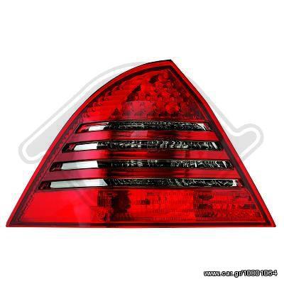 MERCEDES C180-C320 W203 ΦΑΝΑΡΙΑ ΠΙΣΩ LED ΚΟΚΚΙΝΑ-SMOKED ΓΚΡΙ/RED-GREY eautoshop.gr 