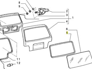 Fiat Uno, λάστιχο πορτ παγκάζ, μεταχειρισμένο, γνήσιο- 7675378