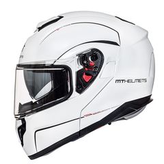 Ανοιγόμενο Κράνος MT Helmets Atom Άσπρο-thumb-1