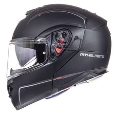 Ανοιγόμενο Κράνος MT Helmets Atom Μαύρο Ματ-thumb-1