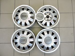 ZANTA ΑΛΟΥΜΙΝΙΟΥ 15'' AUDI A4 1998-2004  H2-ET45 (4B0601025N)  2TMX 45 ε. τεμ.(ΤΑ ΚΑΠΑΚΙΑ ΖΑΝΤΑΣ ΛΕΙΠΟΥΝ)