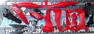 Κουστούμι γνήσιο κόκκινο YAMAHA CRYPTON R115.. by katsantonis team racing 