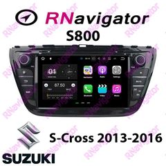 SUZUKI S-CROSS 2013-2016 - RNavigator S800 - RN8SUSXC - 8'' OEM ΕΡΓΟΣΤΑΣΙΑΚΕΣ ΟΘΟΝΕΣ με Mirror Link και Wi-Fi- ANDROID 7.1.2 - Caraudiosolutions.gr