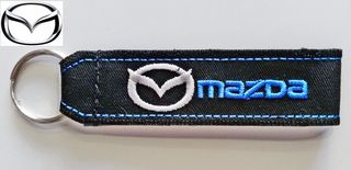 Μπρελόκ Mazda Υφασμάτινο Κεντητό 