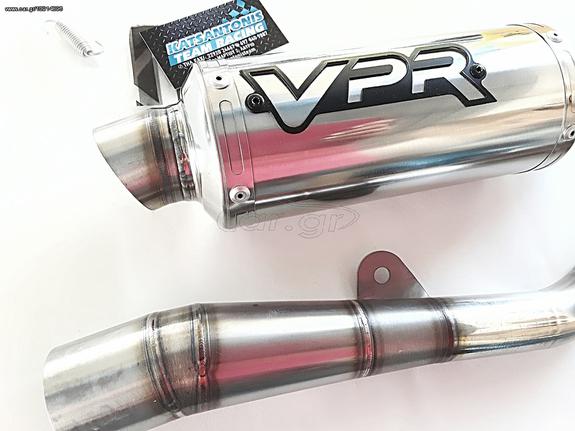 Εξάτμιση Vpr performance high-up inox round open για honda innova και innova injection.. by katsantonis team racing 