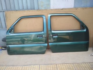 Πόρτες οδηγού-συνοδηγού σε πράσινο χρώμα από Suzuki Jimny 1998 - 2010