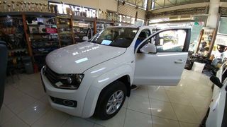 Vw Amarok τοποθέτηση οθόνης 8΄ ιντζες- Android 10   by dousissound.