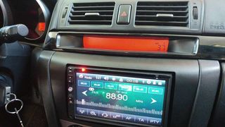 Mazda 3 τοποθέτηση οθόνης Antroid 10 -4 core -BT -GPS - SD -USB-   by dousisound 