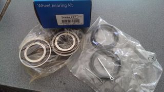 κομπλε σετ ρουλεμαν εμπροσθιου τροχου μαζι με τσιμουχες , για εναν τροχο,  Austin, με κωδικο SKF : VKBA727