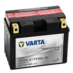 Varta Powersports AGM 13Ah (YT14B-4 / YT14B-BS) ΜΠΑΤΑΡΙΑ ΜΟΤΟΣΥΚΛΕΤΑΣ (ΕΩΣ 6 ΑΤΟΚΕΣ ή 60 ΔΟΣΕΙΣ)