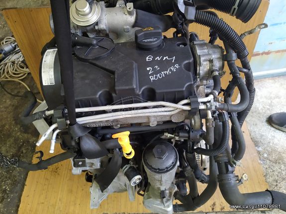 Κινητήρας BNM 1.4 (1.422 cm³) TDI, R3/I3 70PS, από Skoda Roomster '06-'15, για VW Polo Bluemotion '05-'09, Seat Ibiza 6L3-6J '05-'13, Fabia 6Y3-5J '05-'10, VW Fox '05-'11
