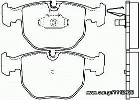 Τακάκια εμπρόσθια PAGID για BMW 5 Series E39 (T1136)
