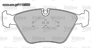 Τακάκια εμπρόσθια VALEO για BMW 5 Series E39 (598409)