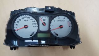 Καντράν - κοντέρ με λευκά όργανα απο Nissan Note 2005-2013 diesel με κωδικό 9U55C