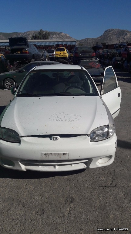 Hyundai accent, μοντέλο του 1997, 1341cc, με κωδικό κινητήρα G4EHV160273