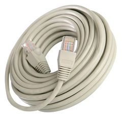 Eurolamp Καλωδιο Patch Cord Utp Cat-5E 26Awg Γκρι 1M - 147-10150