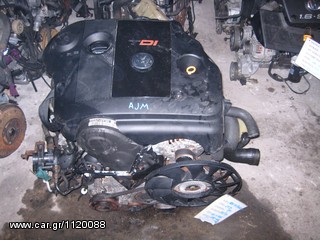 ΚΙΝΗΤΗΡΑΣ AUDI A4, VW PASSAT 1.9TD AJM, MOD 1999-2001