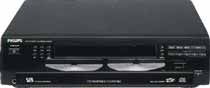 PHILIPS CDC775 CD PLAYER 5 DISCS CHANGER black COAXIAL OUT-thumb-1