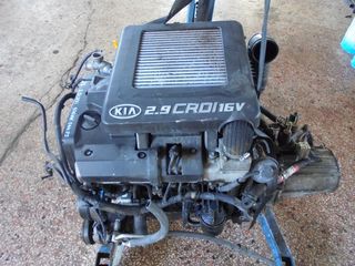Κινητήρας Kia Carnival I (Facelift) 2.9CRDi 106kW 144PS (J3) 2001-06