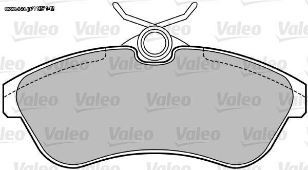 Τακάκια εμπρόσθια VALEO για Citroen C2 (598501)
